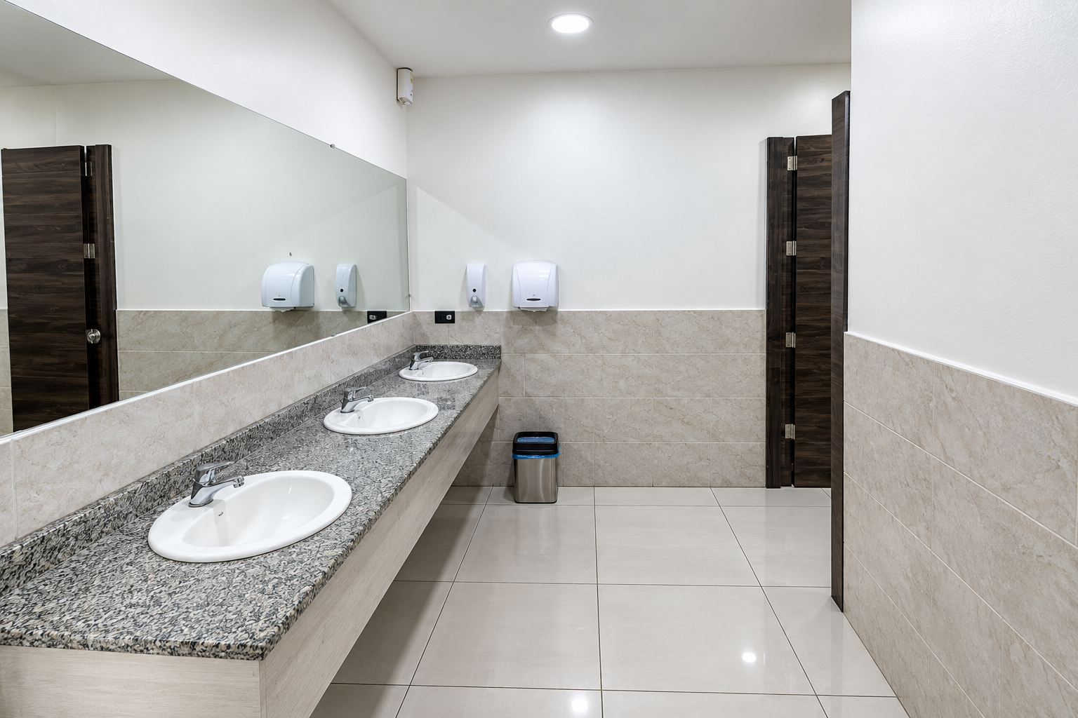 Sala de reuniones familiar con sofás cómodos, iluminación cálida, decoración discreta y acogedora, tonos neutros cálidos